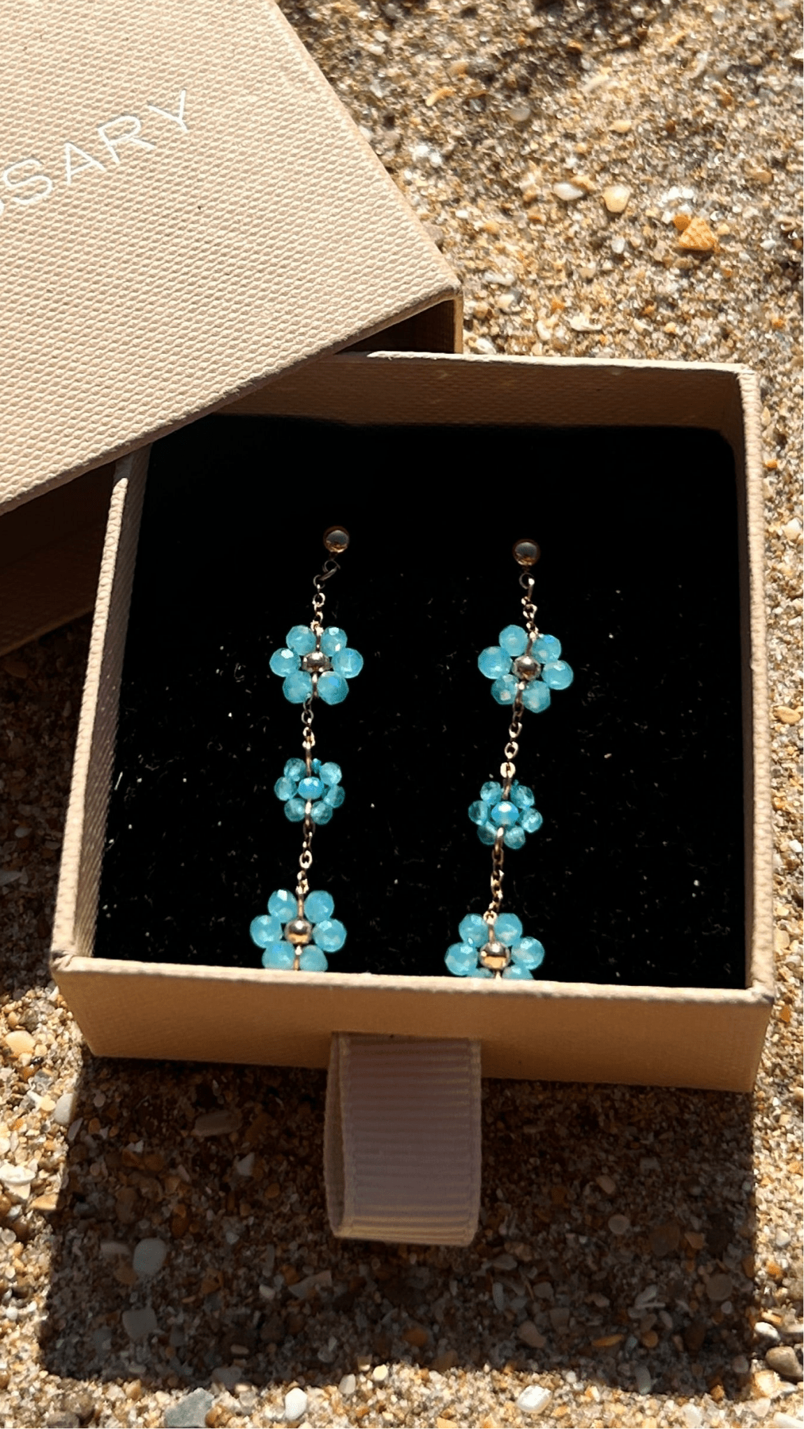 Boucles d’oreilles Blue Blossom - Nyssary